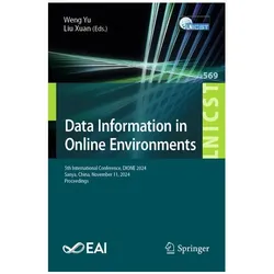 Data Information in Online Environments, Fachbücher von Weng Yu, Liu Xuan