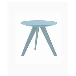 Beistelltisch Woody Hill Durchmesser 55 cm 42cm eisblau