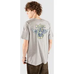 Volcom Free Wheel Hth T-Shirt heather grey Gr. XL