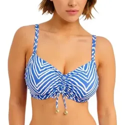 Freya Fiji Falls Bralette Bikini Top Weiß/Blau E 85 Damen