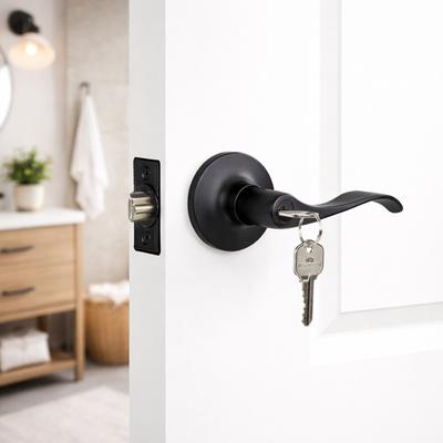 Design House Stratford Keyed Entry, Passage or Privacy Door Levers