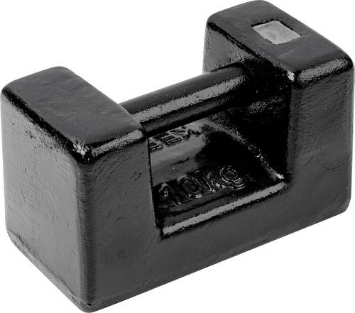 Kern 366-87 M3 10kg Prüfgewicht Block, Gusseisen lackiert maximal mögliche Menge je Palette: 60, Flatrate (max. 300kg): max. 30