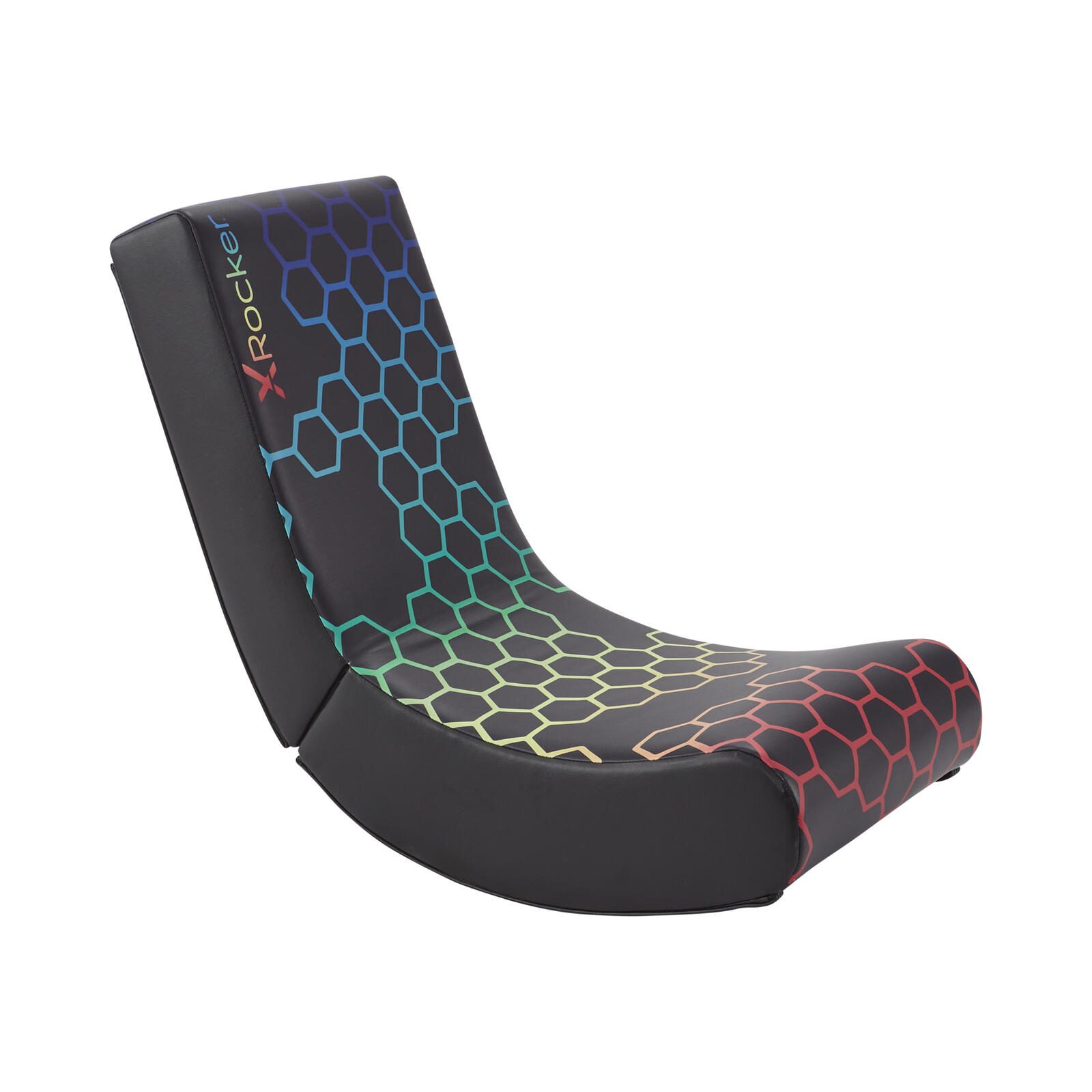 X Rocker Neo Hex Floor Rocker Gaming-Bodensessel für Kinder & Jugendliche - schwarz/neon 5130201