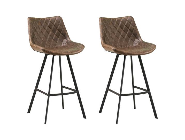 Mid.you Barhocker-Set, Taupe, Metall, Vintage, konisch, 50x102x55 cm, Esszimmer, Barmöbel, Barhocker