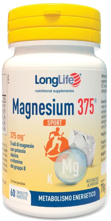 PHOENIX Srl - LONGLIFE LongLife Magnesium 375 Sport, 60 Tavolette