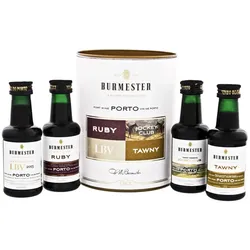Burmester Tasting-Set - Ruby / Jockey Club / LBV 2015 / Tawny - 4x...