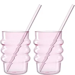 Leonardo Gläserset Sole 4tlg. Glas Rosa Rose