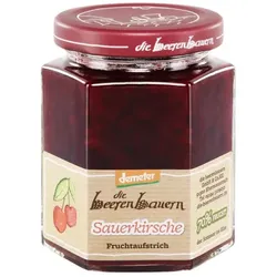Die Beerenbauern Sauerkirsche Fruchtaufstrich demeter
