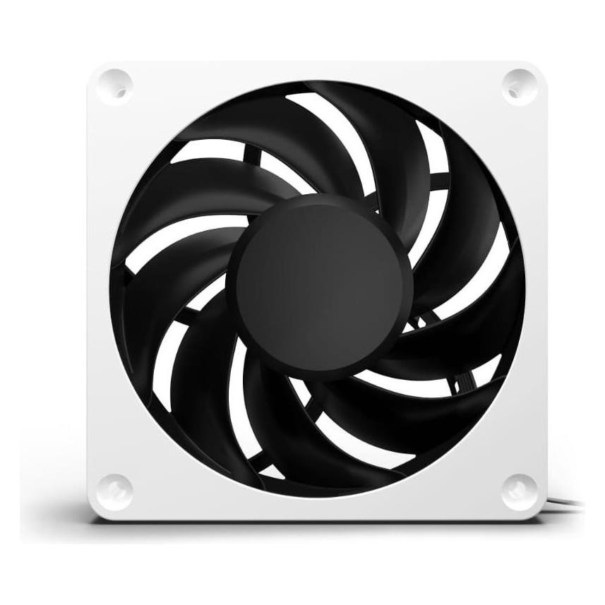 Alphacool Apex Stealth Metal 120mm L?fter 2000rpm (wei?/schwarz) (120 mm, 1x) (13820)