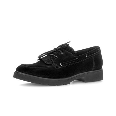 Mokassin GABOR "Mokassin", Damen, Gr. 40, schwarz, Schuhe Mokassin