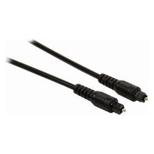 Nedis Optisches Audiokabel TosLi nk männlich - TosLink männlich (2 m, Toslink Kabel) (CAGB25000BK20)