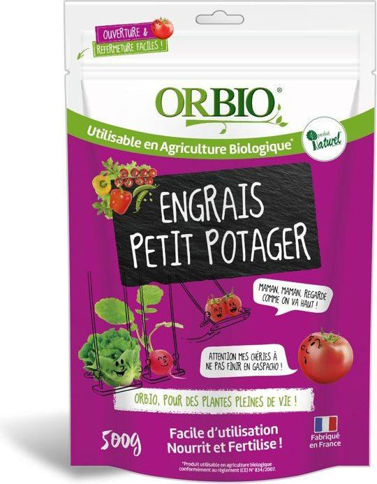 ORBIO Biologische organische meststof in korrels, 500 g, rijk aan voedingsstoffen voor blad- en vruchtgroenten