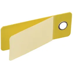 Brady, Etikettenrolle, LT-59x25-B7645-WR, Laminat(TM)-Anhänger + Laminat, Gelb, 59 x 25mm, mit Verstärkungsring (50 (59 mm)