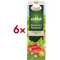 Albi Fruchtnektar »Heimischer Rhabarber« 6 Stück je 1 Liter