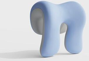 Uplifted Trends Ergonomic Memory Foam Neck And Shoulder Support Pillow For Office Chair Ultimate Headrest Cushion blue