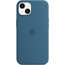 Apple iPhone 13 MagSafe Silikon Hülle - Eisblau/Jay Blue