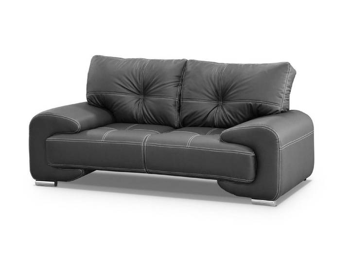 Beautysofa 2-Sitzer Couch OMEGA, Kunstleder, Modern Design