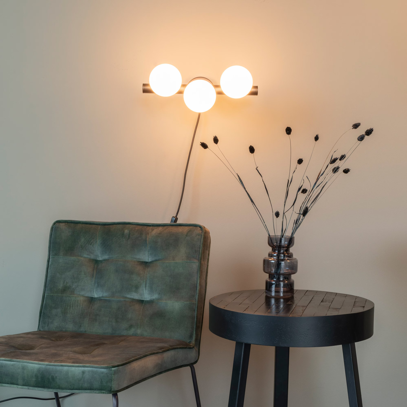 ZILT Wandlamp Monique 3-lamps - Wit - LED