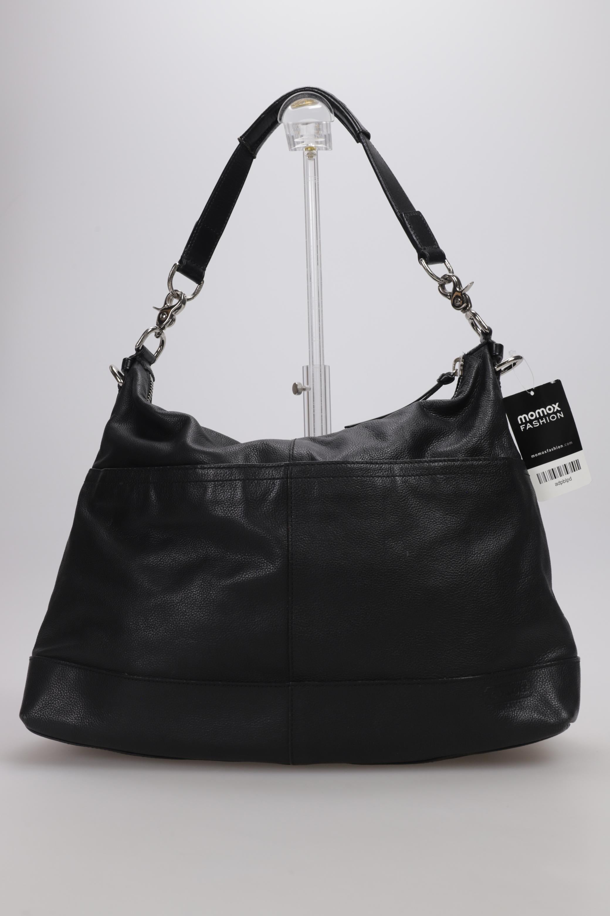 Coach Damen Handtasche gross Leder, Schwarz, Leder - Second Hand
