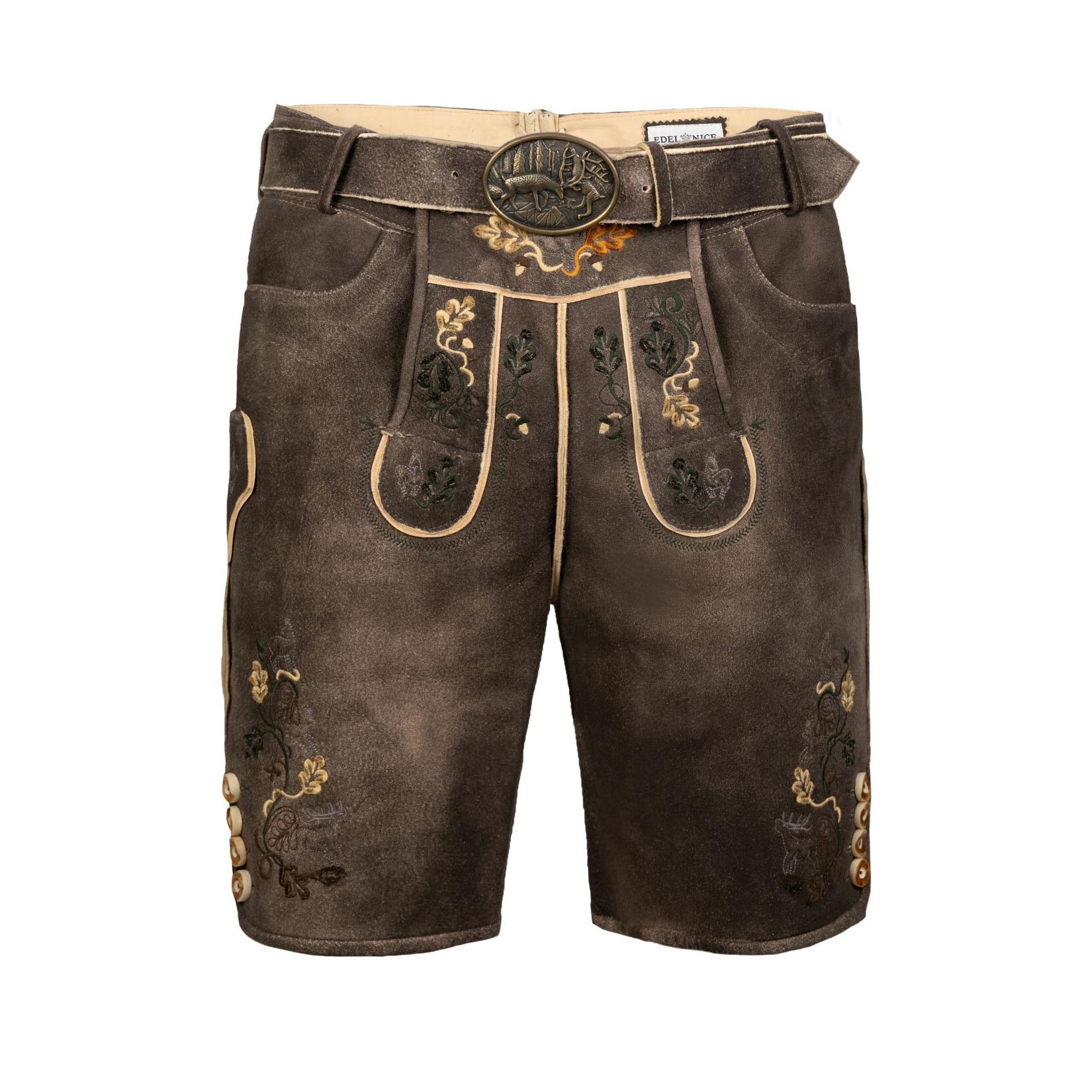 Kurze Hirschlederhose Stefan sämisch