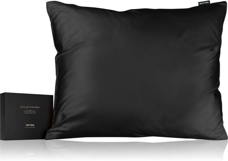 Notino Silk Collection Pillowcase silk pillowcase Black 50x60 cm
