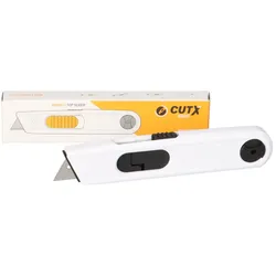 CUTX MAXICUT X6060 Sicherheitsmesser – 16/23 mm, autom. Klingenrückzug, Made in Solingen