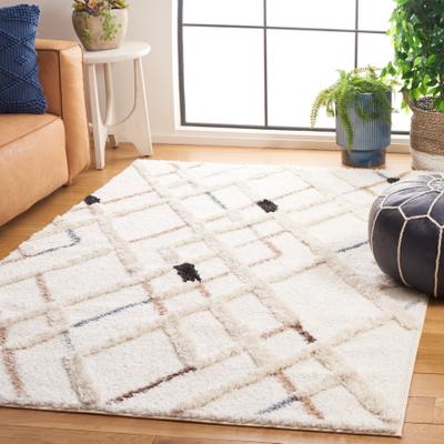 SAFAVIEH Hi-Lo Shag Eine Modern 1.6-inch Thick Rug