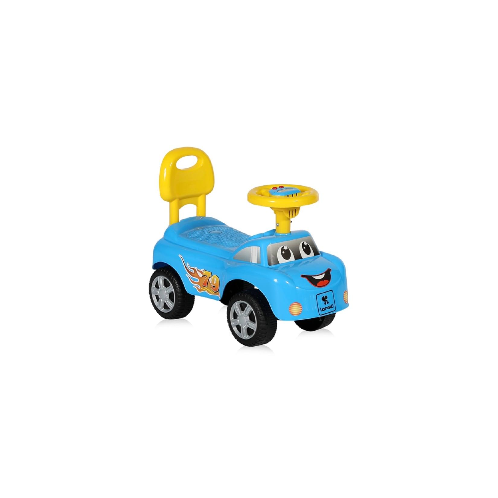 Lorelli Rutscher Kinderauto My Friend, ab 12 Monaten, Musikfunktion, Rückenlehne blau