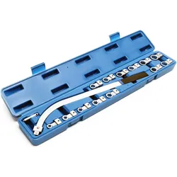XPOtool, Fahrzeug Werkzeug, Spannrollenschlüssel Set Spannschlüssel 12-19mm E-Profil Ringschlüssel