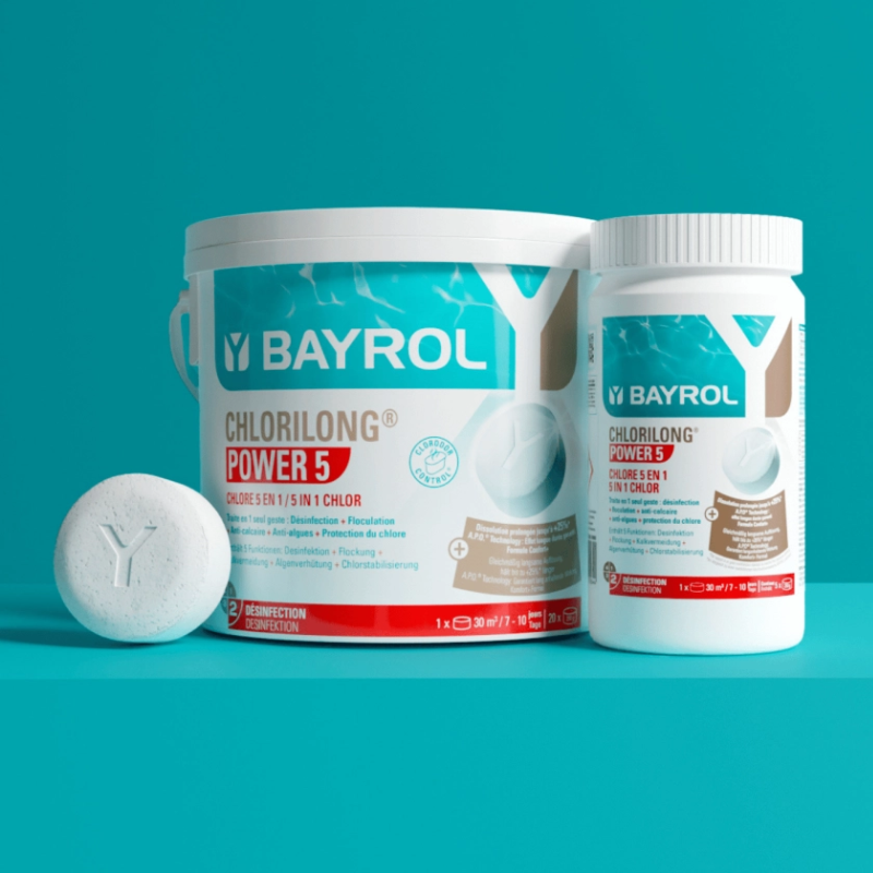 Chlore multifonctions Bayrol Chlorilong Power 5 fonctions