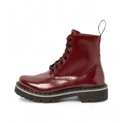 Art Unisex. 111661467003_008 Leder-Stiefeletten 1166 Marina burgundy (36), Wohnung, Schnürsenkel, Lässig, Bordeaux