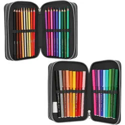 Dino, Etui, DEPESCHE ACTION World Federtasche LED Drohne 3 Fächer