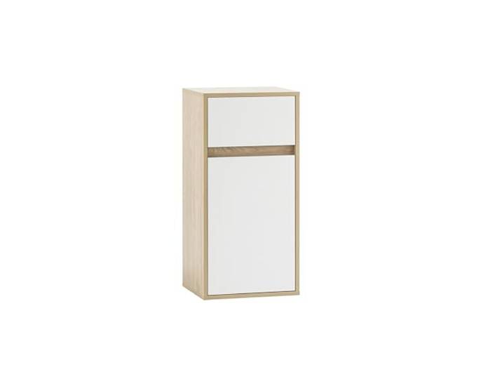 Schildmeyer Highboard Mali 152762, Eiche hell Dekor/mattweiß