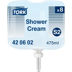 Tork Mini Duschcreme S2, Unisex-Duft, 8 × 475 ml, 420602