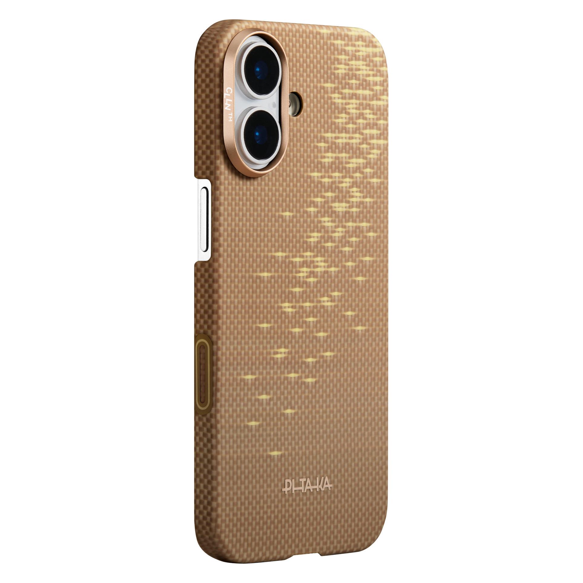 Pitaka Ultra-Slim Case Schutzhülle für Apple iPhone 17 Golden Glint (Apple iPhone 17) (KI1701AG)