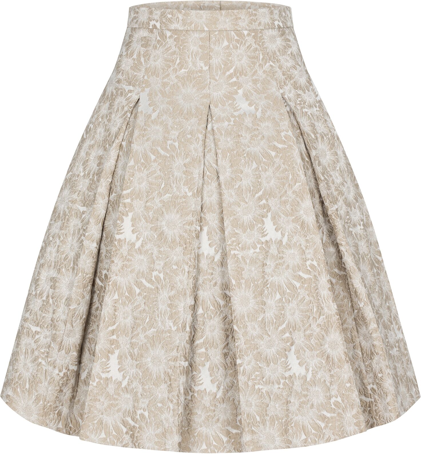 Dirndl NÜBLER "Trachtenrock Perla", Damen, Gr. 36, EURO, beige, Obermaterial: 100% Polyester PES., Kleider