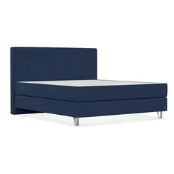 BRUNO Boxspringbett Premium 140x200cm in Grün | Matratzen-Härtegrad: Links H2 / Rechts H2 | mehrfach ausgezeichnet in Design & Qualität