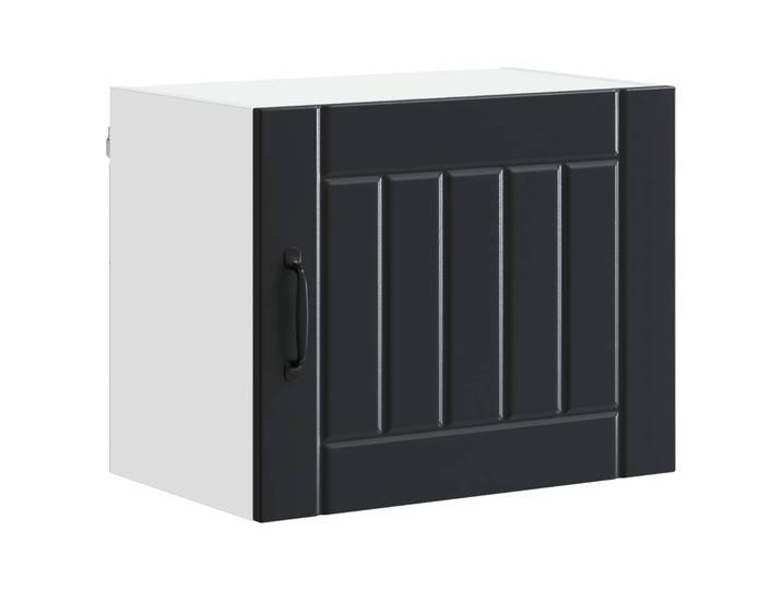 Armoire De Cuisine Moderne Épurée Intérieure 50 X 31 X 40 Cm En Bois D'Ingénierie Noir