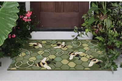 Lush Decor Esencia Bee Free Indoor/Outdoor Mat