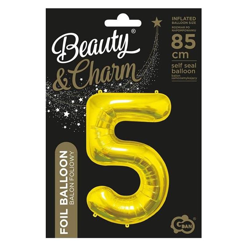 GoDan B&C 5 Goldfolienballon 85cm (1x) (47815829)