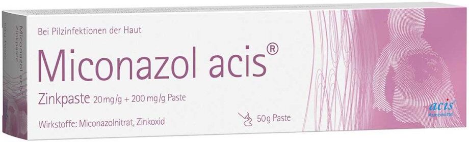 Miconazol acis Zinkpaste