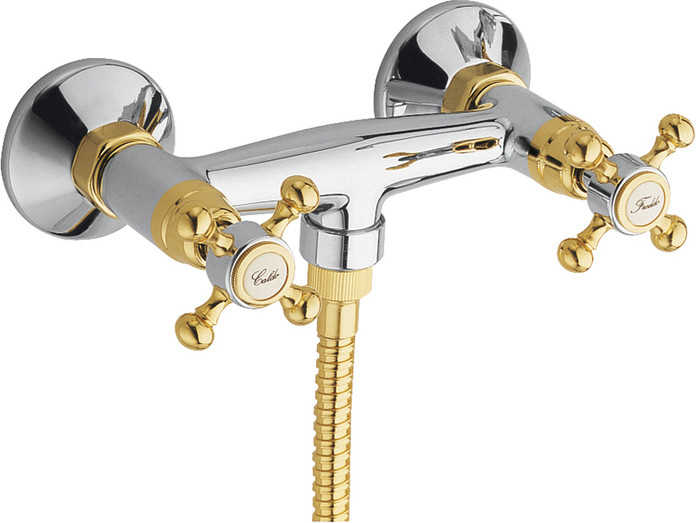 Reitano Rubineteria Sapho ANTEA douchearmatuur, chroom/goud