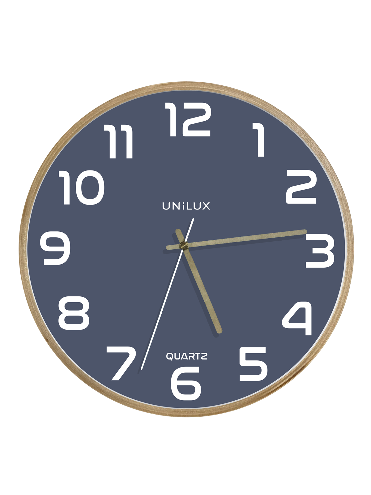 Unilux Baltic Clock blue/wood