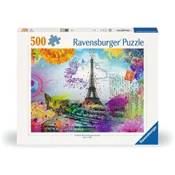Ravensburger Puzzle 12000772 Postkarte aus Paris - 500 Teile Puzzle für Erwachsene ab 12 Jahren
