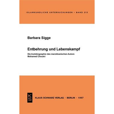 Entbehrung und Lebenskampf, Taschenbuch von Barbara Sigge, De Gruyter, 978-3-87997-264-7