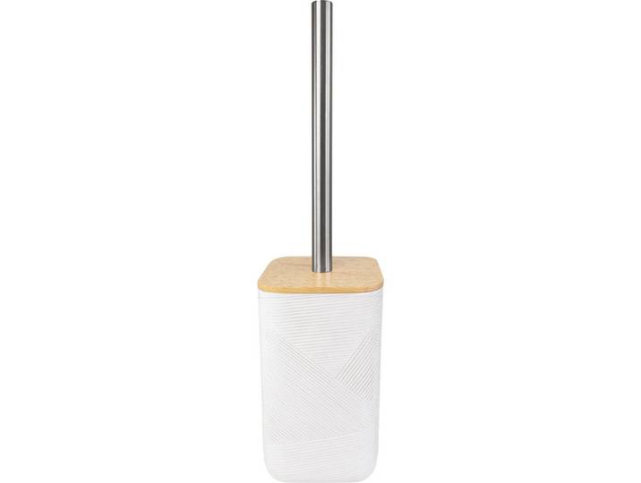 Kleine Wolke Wc-Bürstengarnitur, Weiss, Metall, 9.2x36x9.2 cm, Bürstenkopf abnehmbar, Bürstenkopf austauschbar, Badezimmer, WC Ausstattung, WC Bürstengarnitur