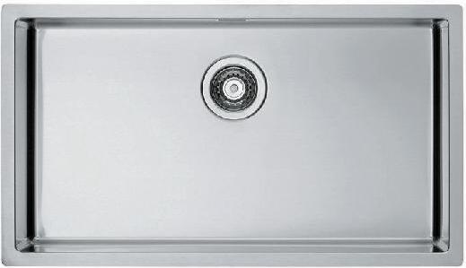 Alveus Quadrix - Spüle, 790x450 mm, Edelstahl 1092477