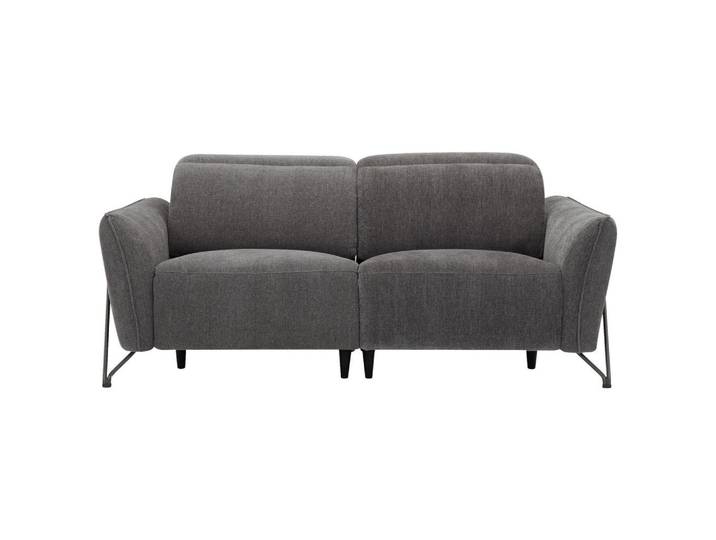 Livetastic 3-Sitzer-Sofa, Dunkelgrau, Metall, 198x83x107 cm, Relaxfunktion, USB-Anschluss, USB-C-Anschluss, Wohnzimmer, Sofas & Couches, 3er Sofas