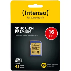 Intenso SDHC Card 16 GB - UHS-I