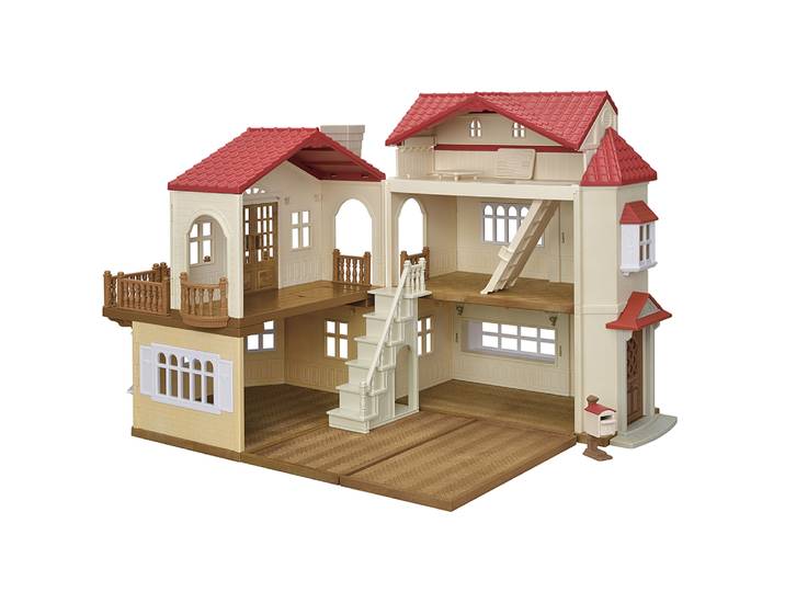 La grande maison éclairée et sa pièce secrète